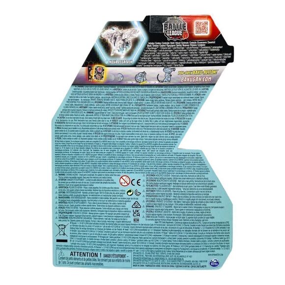 Bakugan Legends Haos Nova Pegatrix Light Blue Light-Up NEW - Picture 3 of 5